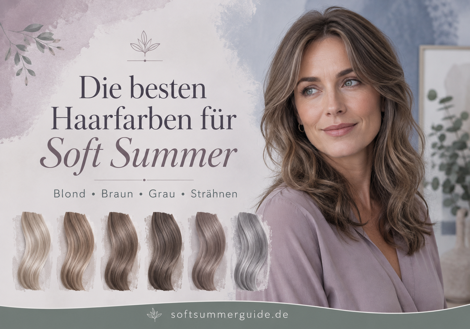 Haarfarben für den Soft Summer