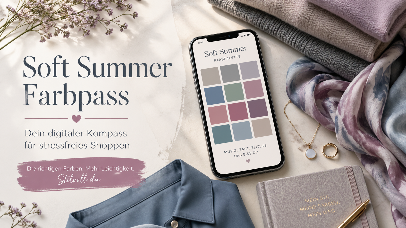 Schluss mit dem Farben-Raten: Dein digitaler Kompass für den Soft Summer Kleiderschrank 2026