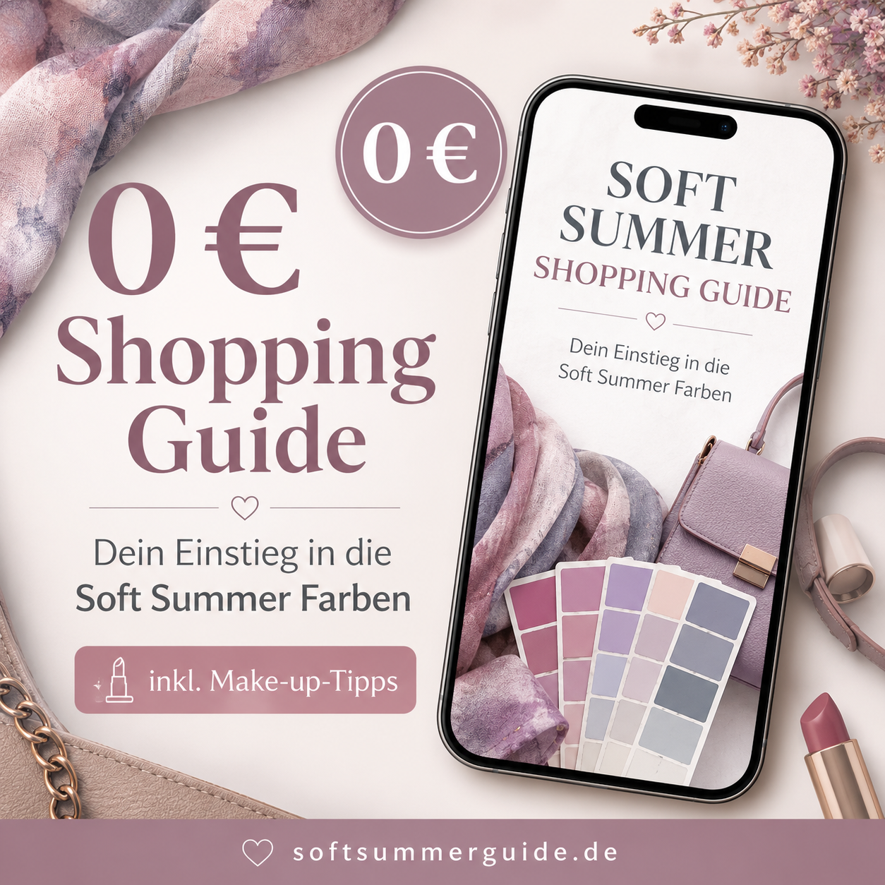 Soft Summer Farbguide für 0 Euro