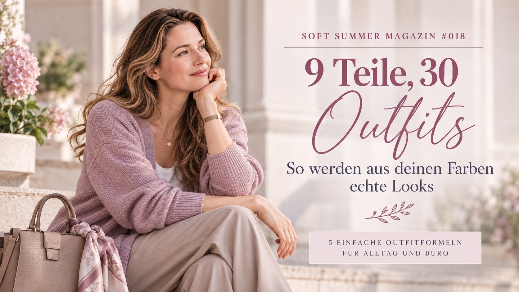 Soft Summer Magazin #018: 9 Teile, 30 Outfits – so werden aus deinen Farben echte Looks
