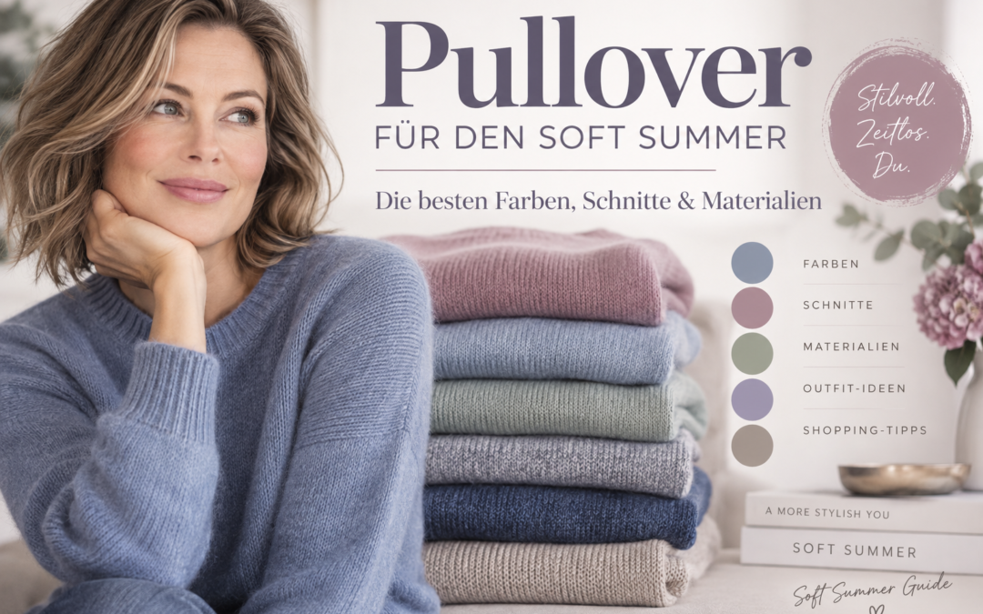 Pullover für den Soft Summer: Die besten Farben, Schnitte & Materialien